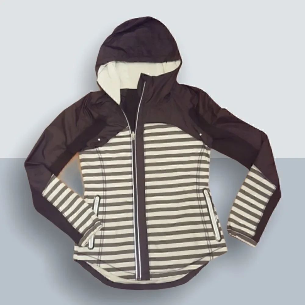 Rare Size 4 Get Up and Glow Lululemon Running Jacket - Picture 3 of 5